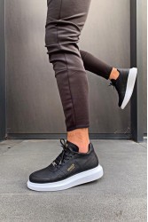 Mens Sneakers - Black White - 040