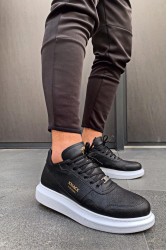 Mens Sneakers - Black White - 040