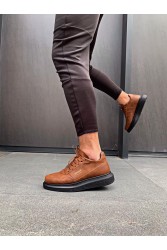 Mens Sneakers - Tan Black - 040