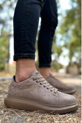 Mens Sneakers - Camel Suede - 044