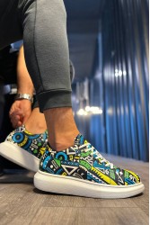 Mens Sneakers - Yellow - 046