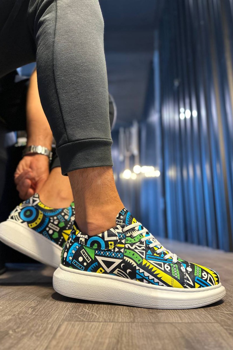 Mens Sneakers - Yellow - 046
