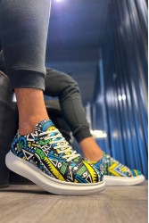 Mens Sneakers - Yellow - 046
