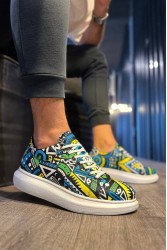 Mens Sneakers - Yellow - 046
