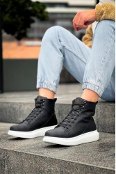 Men’s Boots - Black White - Sandor
