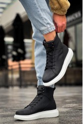 Men’s Boots - Black White - Sandor