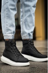 Men’s Boots - Black White - Sandor