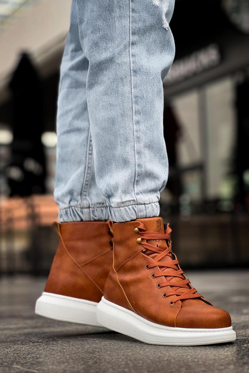 Mens Boots - Tan - Sandor