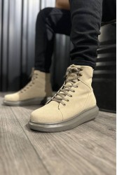 Men’s Boots - Beige Suede - Sandor