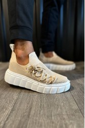Mens Sneakers - Beige - 1025