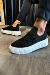 Mens Sneakers - Black White - 1025