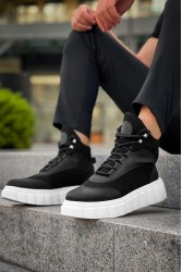 Men’s Boots - Black White - 104