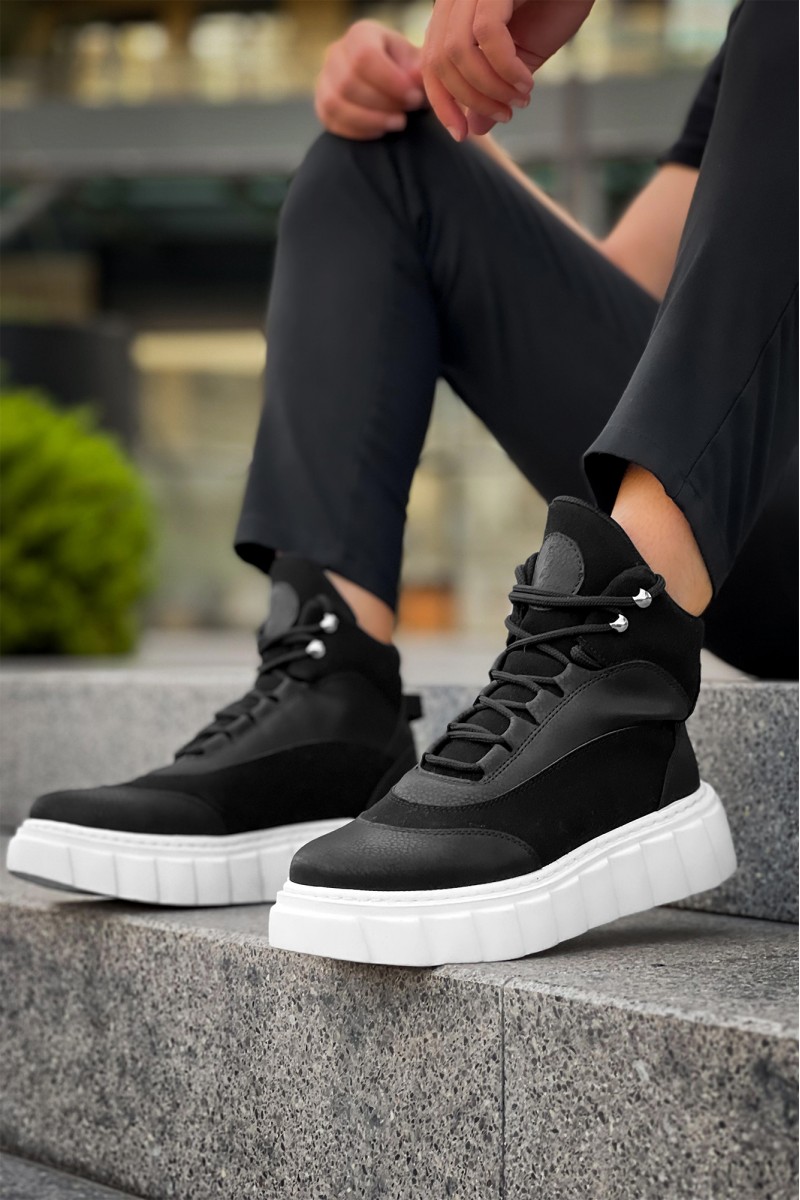Men’s Boots - Black White - 104