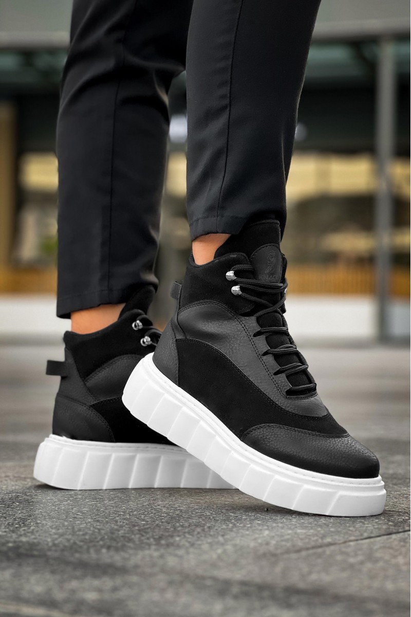 Men’s Boots - Black White - 104