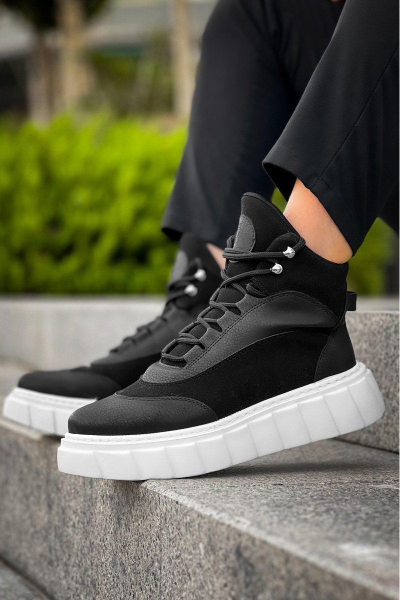 Men’s Boots - Black White - 104