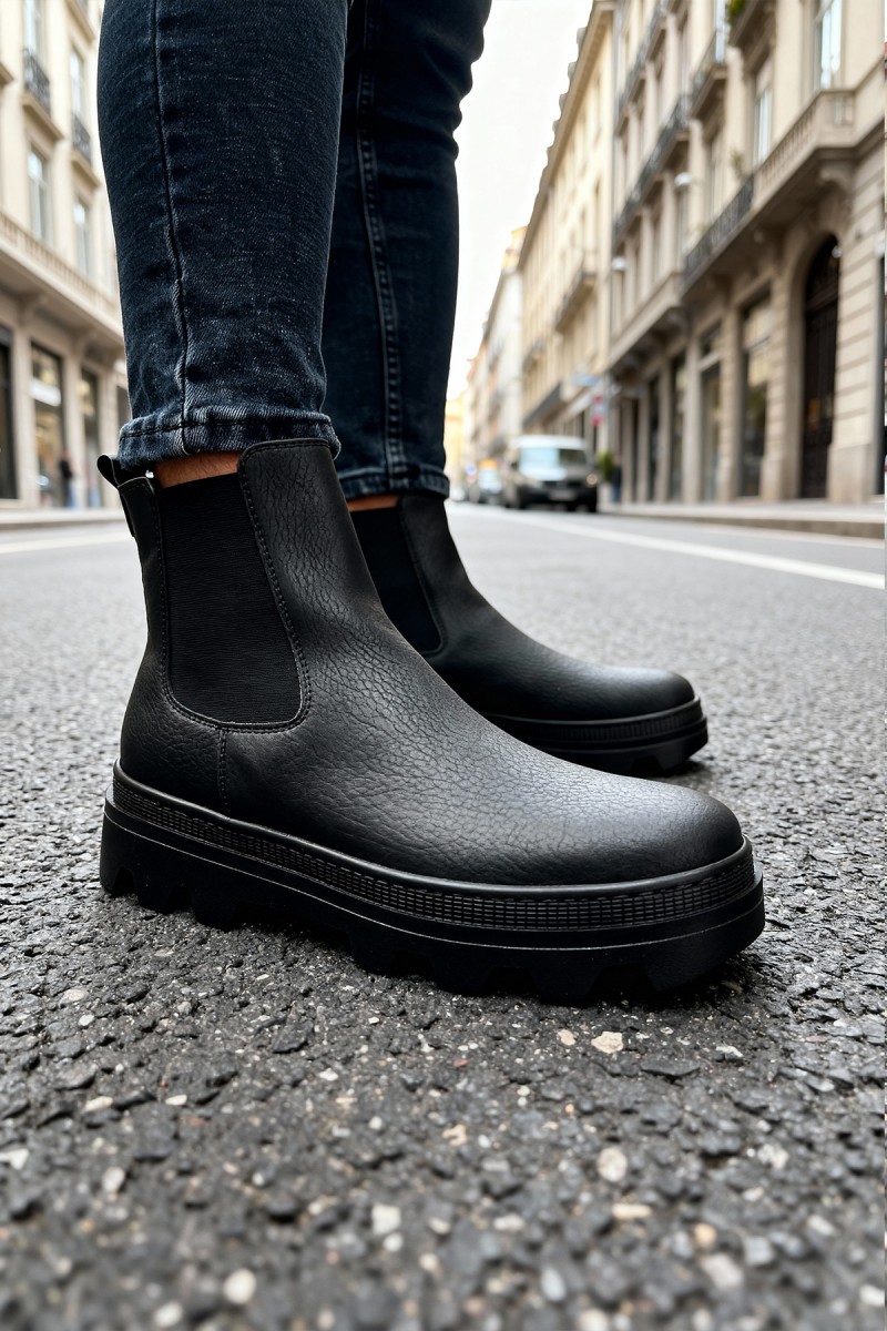 Mens Boots - Black - 113