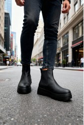 Mens Boots - Black - 113