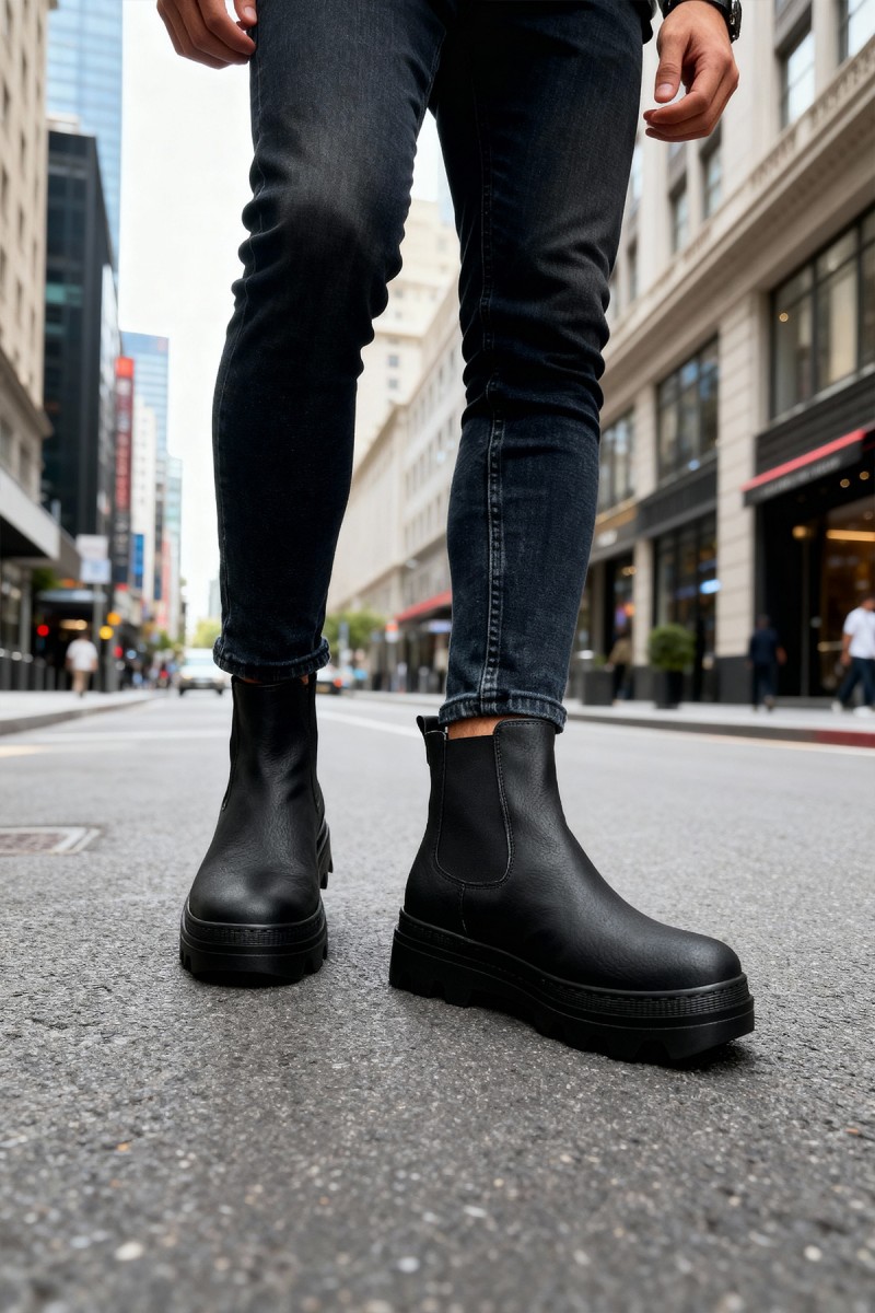 Mens Boots - Black - 113