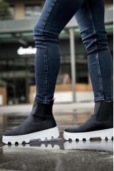 Men’s Boots - Black White - 113