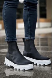 Men’s Boots - Black White - 113