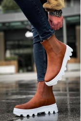 Mens Boots - Tan - 113