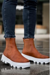Mens Boots - Tan - 113