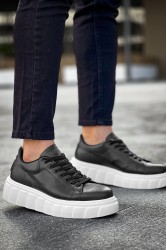 Mens Sneakers - Black White - 144