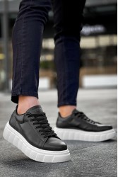 Mens Sneakers - Black White - 144