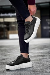 Mens Sneakers - Black White - 144