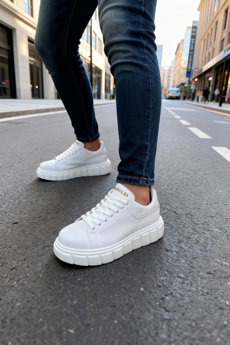 Mens Sneakers - White - 144