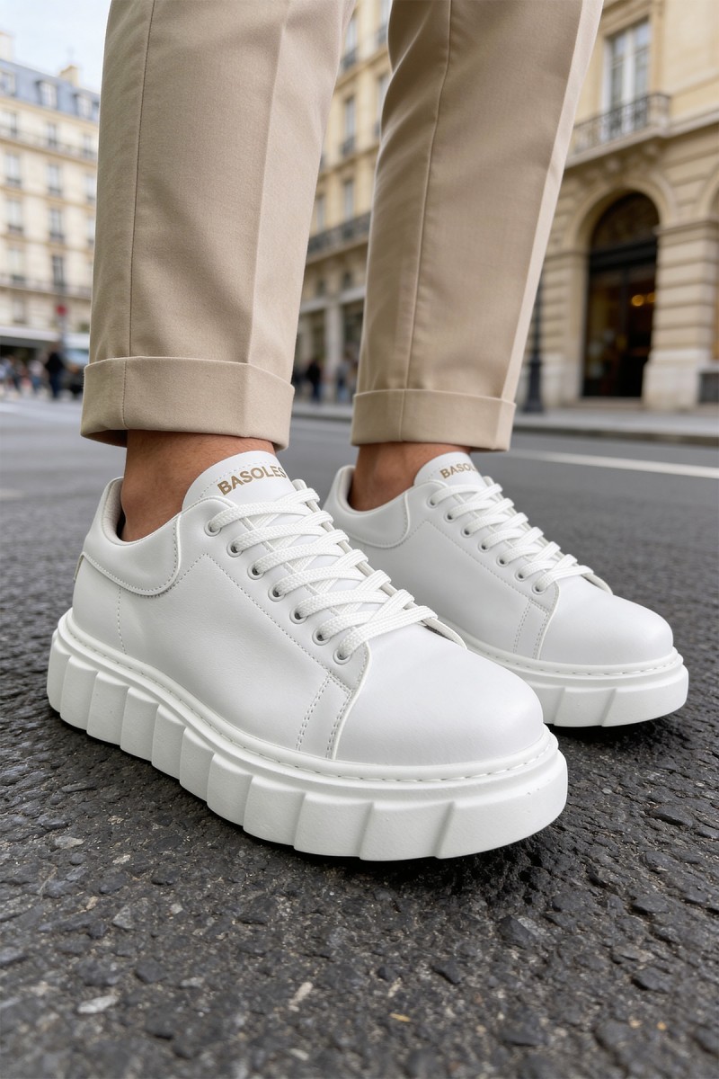 Mens Sneakers - White - 144