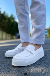 Mens Loafer - White - 400