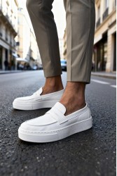 Mens Loafer - White - 400