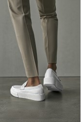 Mens Loafer - White - 400