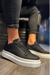 Mens Sneakers - Black White - 421