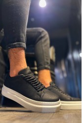 Mens Sneakers - Black White - 421
