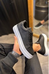 Mens Sneakers - Black White - 421