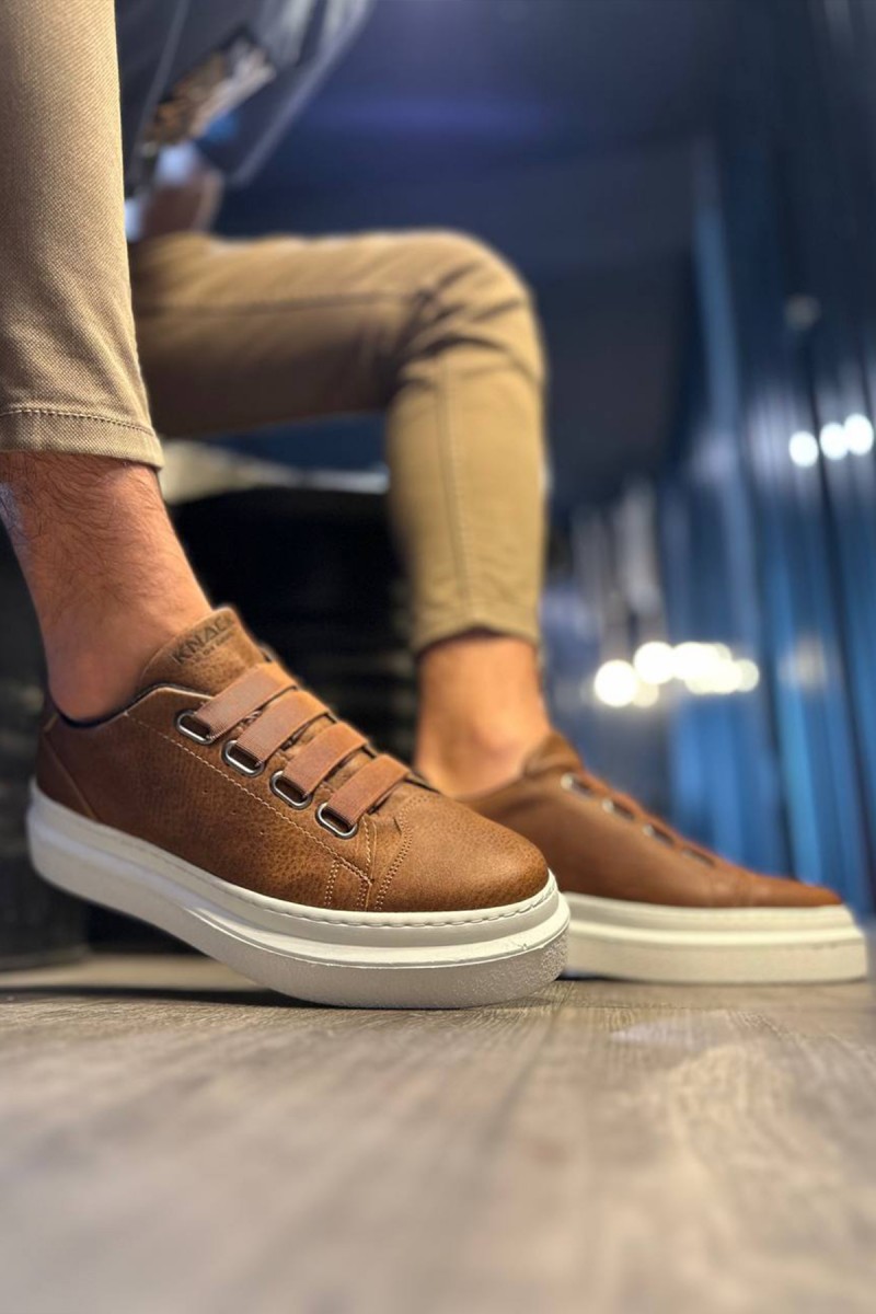 Mens Casual Shoes - Tan - 521