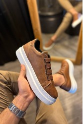 Mens Casual Shoes - Tan - 521