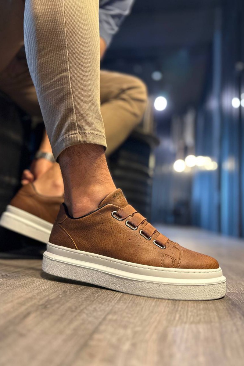 Mens Casual Shoes - Tan - 521