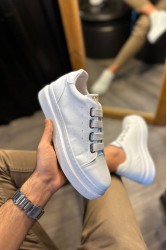 Mens Casual Shoes - White - 521