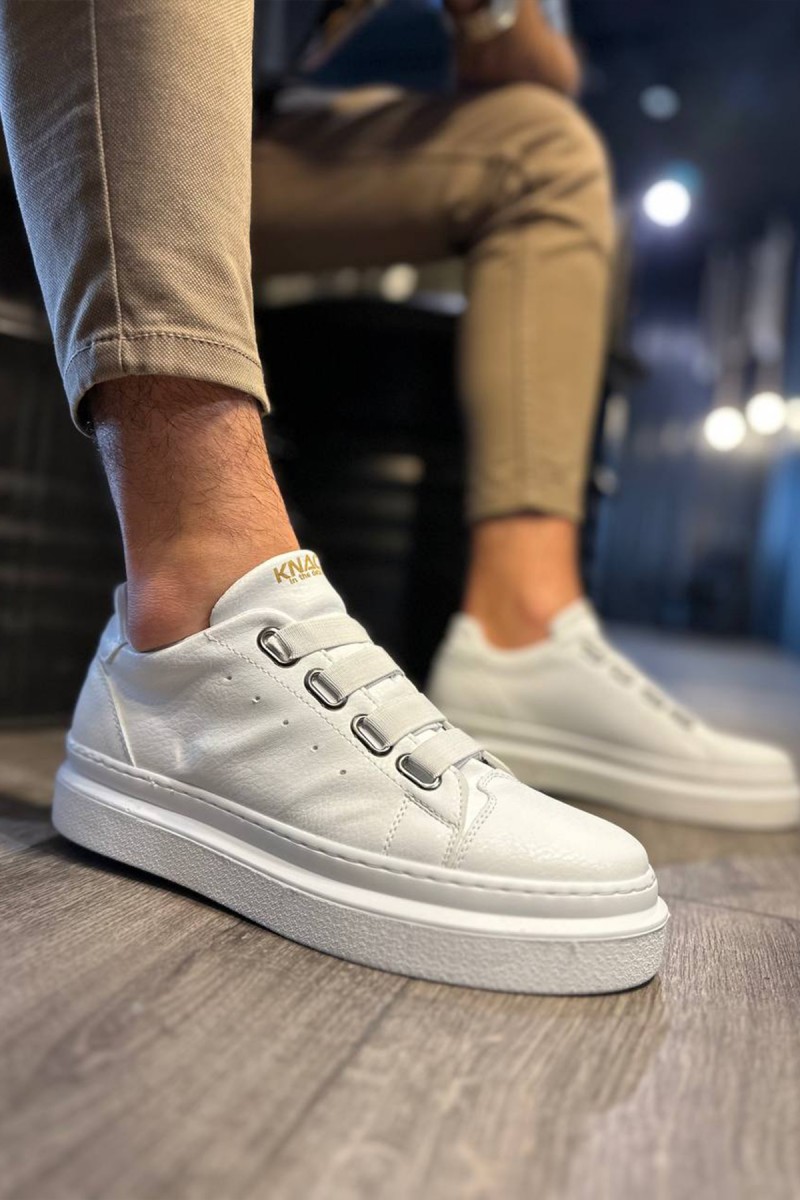 Mens Casual Shoes - White - 521