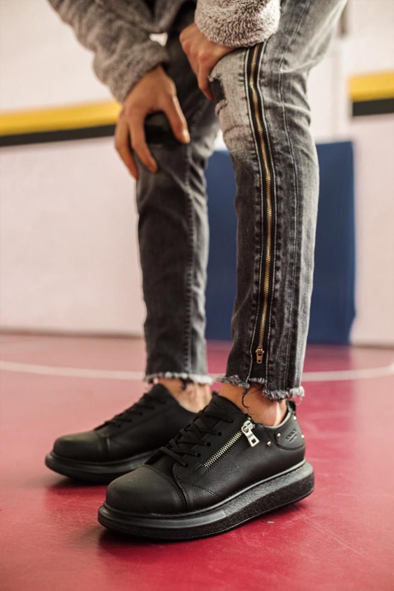 Mens Sneakers - Black - 555