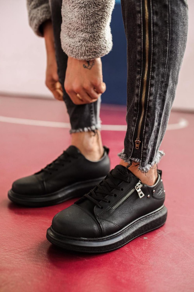 Mens Sneakers - Black - 555
