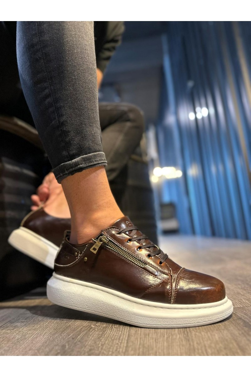 Mens Sneakers - Brown - 555 - 2
