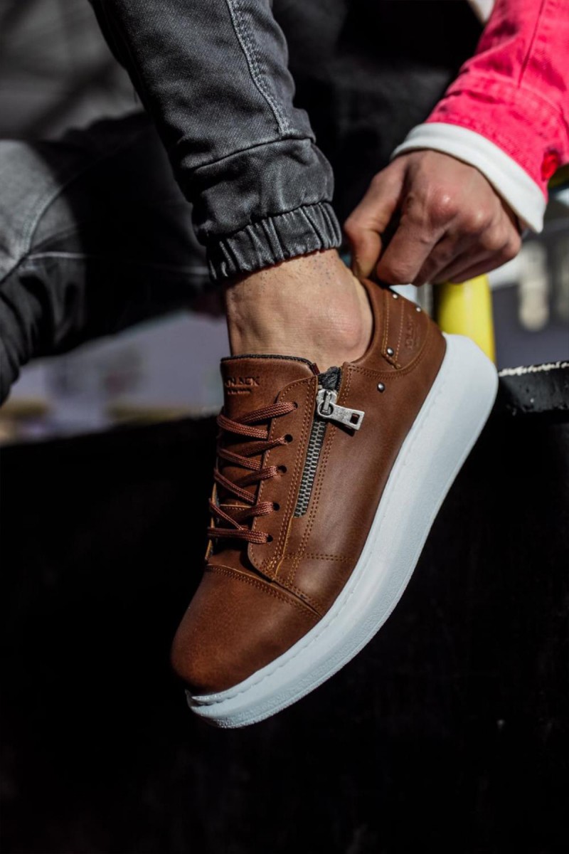 Mens Sneakers - Brown - 555