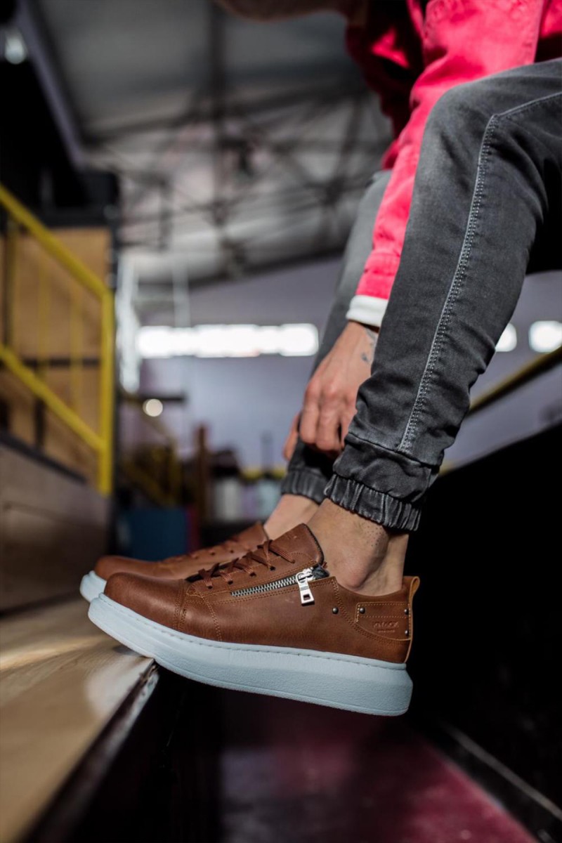 Mens Sneakers - Brown - 555