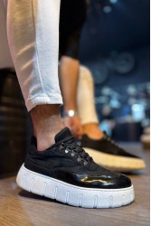 Mens Sneakers - Black White - 600