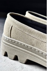 Mens Loafer - Beige Suede - 779