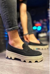 Mens Loafer - Black Suede - 779